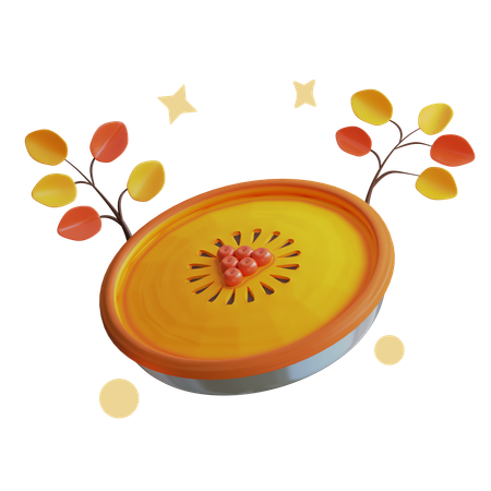 Thanksgiving Pie  3D Icon