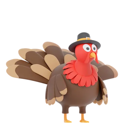 Thanksgiving-Truthahn  3D Icon