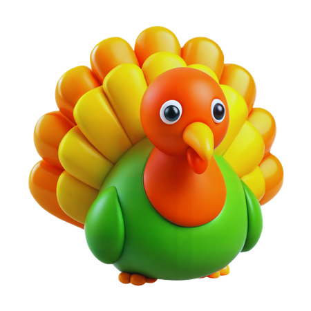 Thanksgiving Turkey  3D Icon