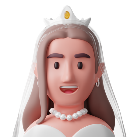 The Bride  3D Icon