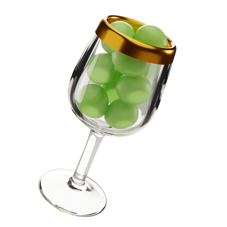 The Grapes Tradition  3D Icon