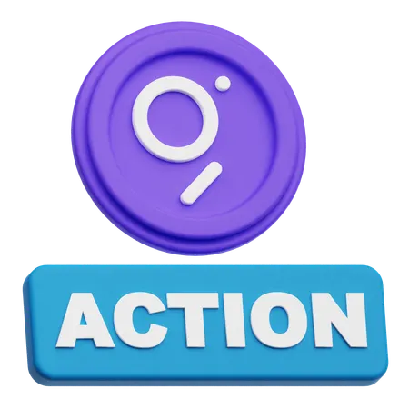 The Graph Action  3D Icon