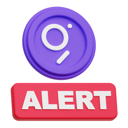 The Graph Alert  3D Icon