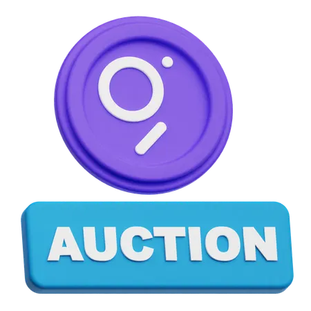 The Graph Auction  3D Icon