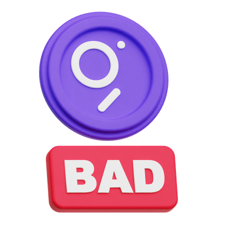 The Graph Bad  3D Icon