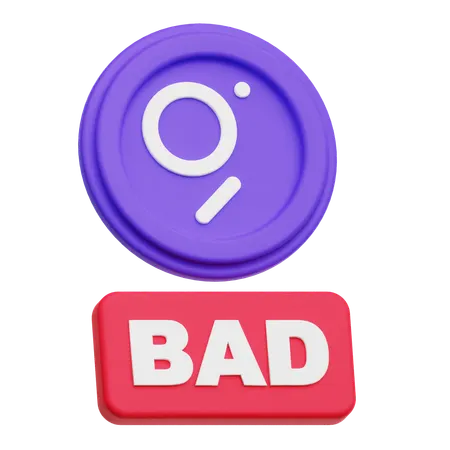 The Graph Bad  3D Icon