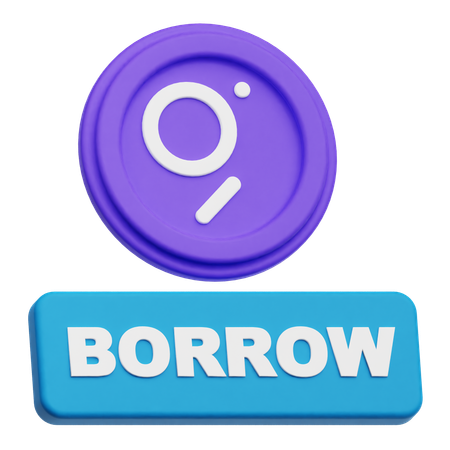 The Graph Borrow  3D Icon