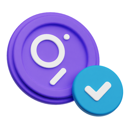 The Graph Check  3D Icon