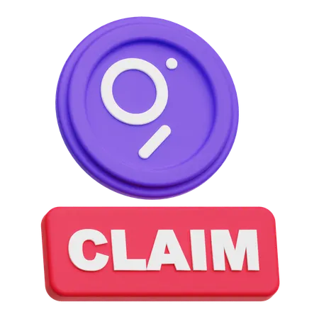 The Graph Claim  3D Icon