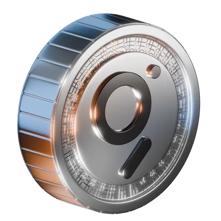 The Graph Coin  3D Icon