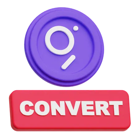 The Graph Convert  3D Icon