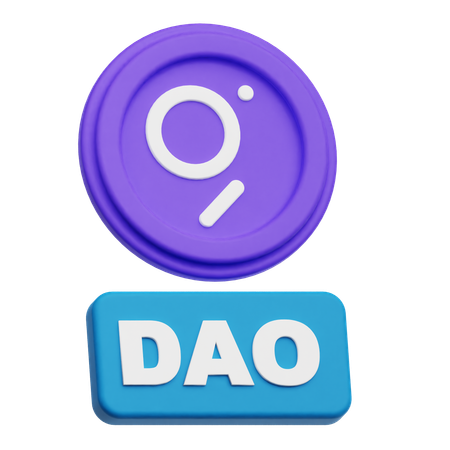 The Graph Dao  3D Icon