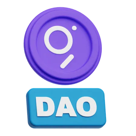 The Graph Dao  3D Icon
