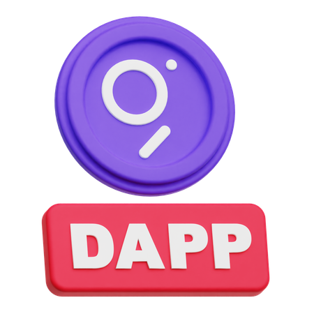 The Graph Dapp  3D Icon