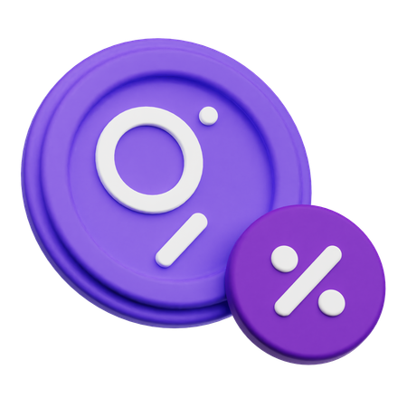 The Graph Discount  3D Icon