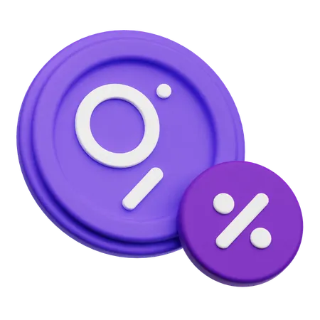 The Graph Discount  3D Icon
