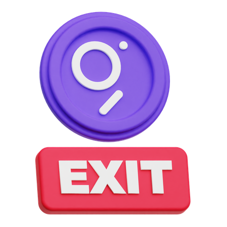 The Graph Exit  3D Icon