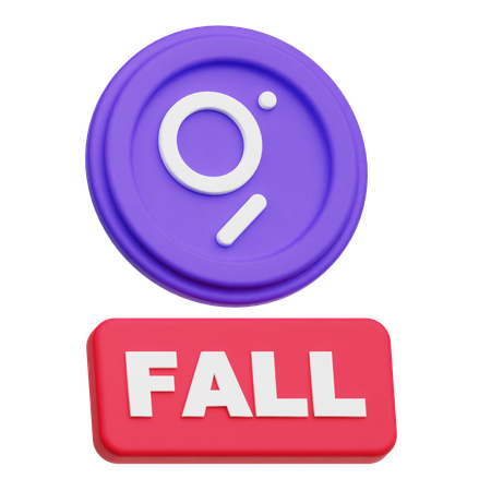 The Graph Fall  3D Icon