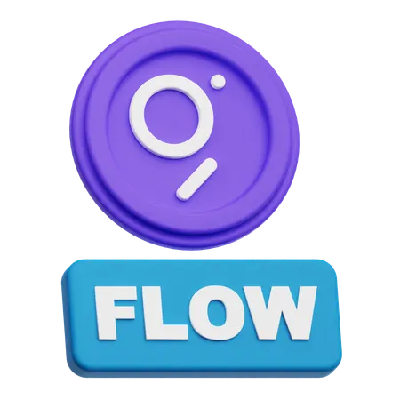 The Graph Flow  3D Icon