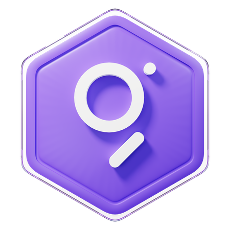 The Graph (GRT) Badge 3D Icon