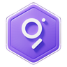 the graph grt badge emoji 3d