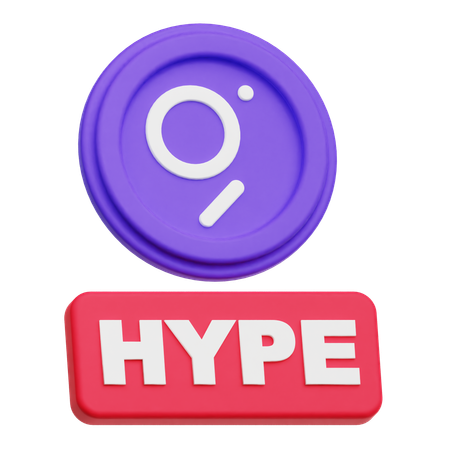 The Graph Hype  3D Icon