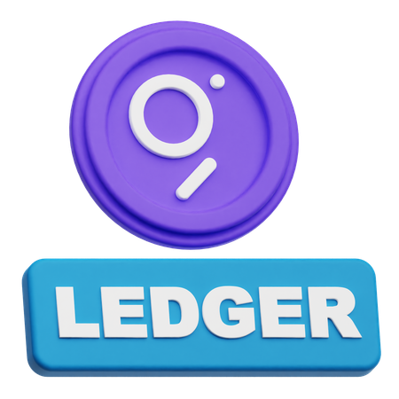 The Graph Ledger  3D Icon