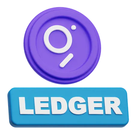 The Graph Ledger  3D Icon