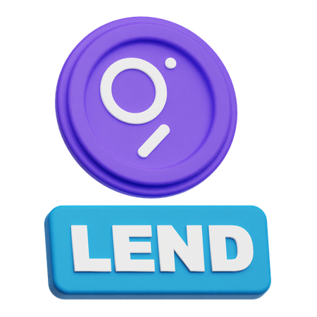 The Graph Lend  3D Icon