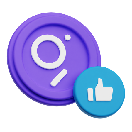The Graph Like  3D Icon