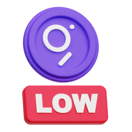 The Graph Low  3D Icon