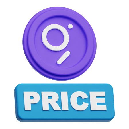 The Graph Price  3D Icon
