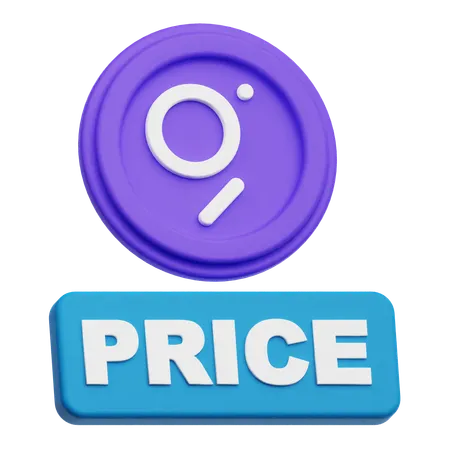 The Graph Price  3D Icon