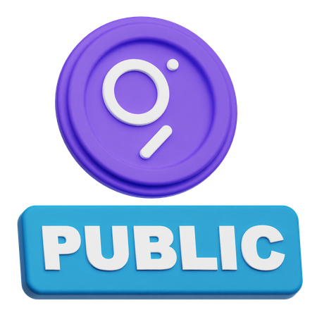 The Graph Public  3D Icon
