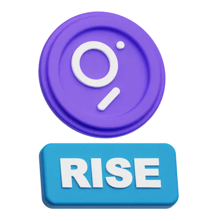 The Graph Rise  3D Icon
