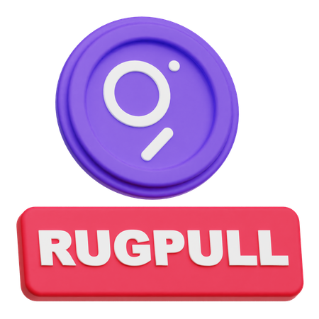 The Graph Rugpull  3D Icon