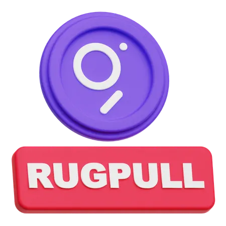 The Graph Rugpull  3D Icon