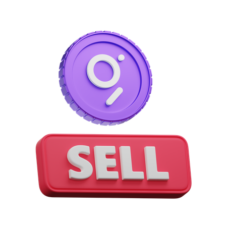 The Graph Sell  3D Icon