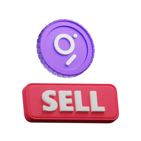 The Graph Sell  3D Icon