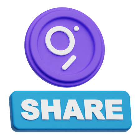 The Graph Share  3D Icon