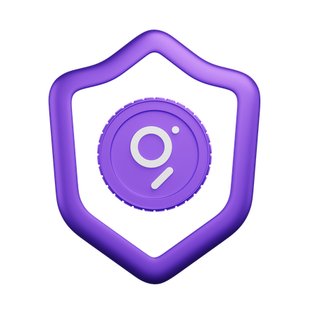The Graph Shield  3D Icon