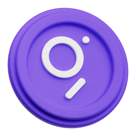 The Graph Token  3D Icon