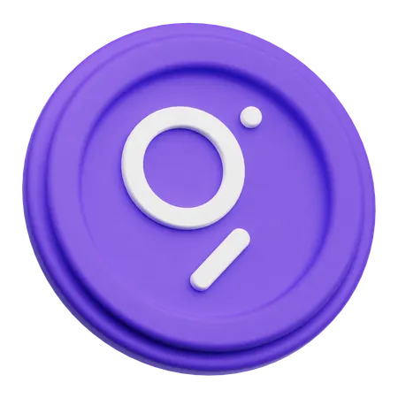The Graph Token  3D Icon