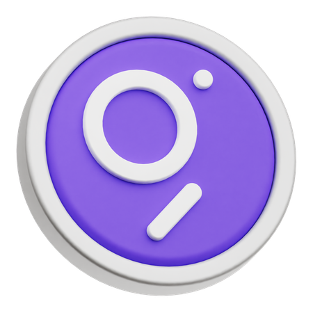 The Graph Token  3D Icon