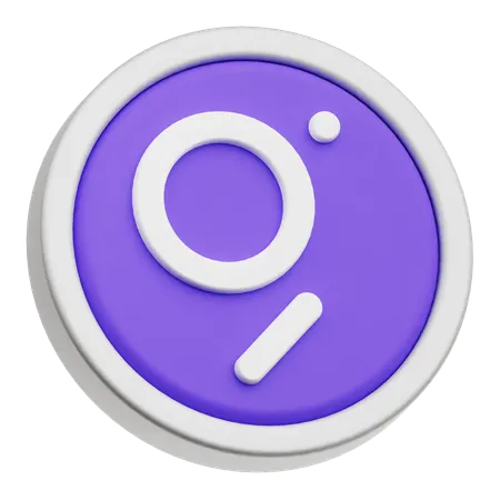 The Graph Token  3D Icon