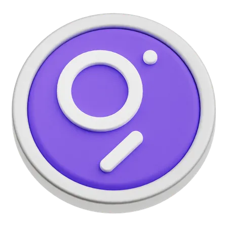 The Graph Token  3D Icon