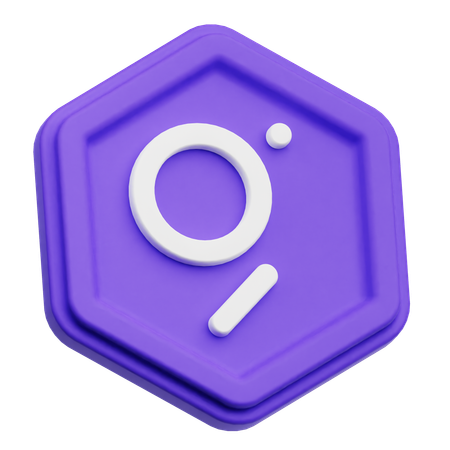 The Graph Token  3D Icon