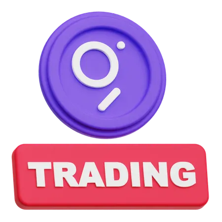 The Graph Trading  3D Icon