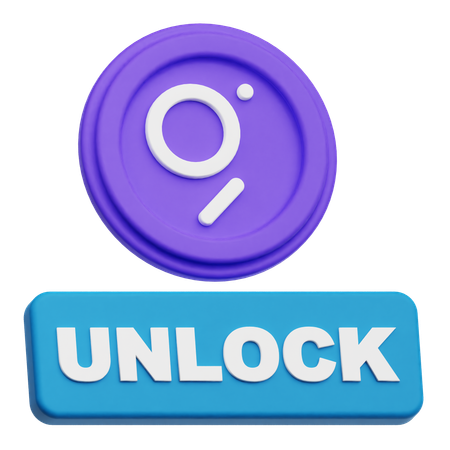The Graph Unlock  3D Icon