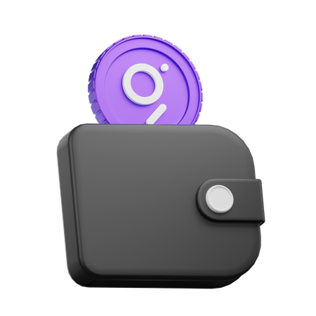 The Graph Wallet  3D Icon